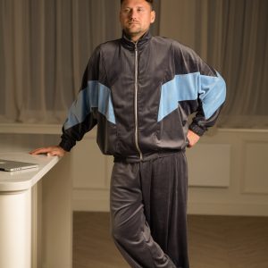 Sunday veliūrinis laisvalaikio kostiumėlis vyrams